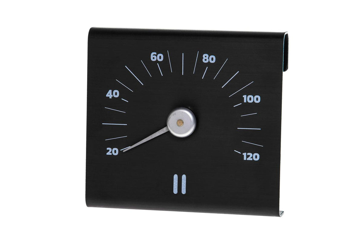 Rento sauna thermometer aluminium bruin