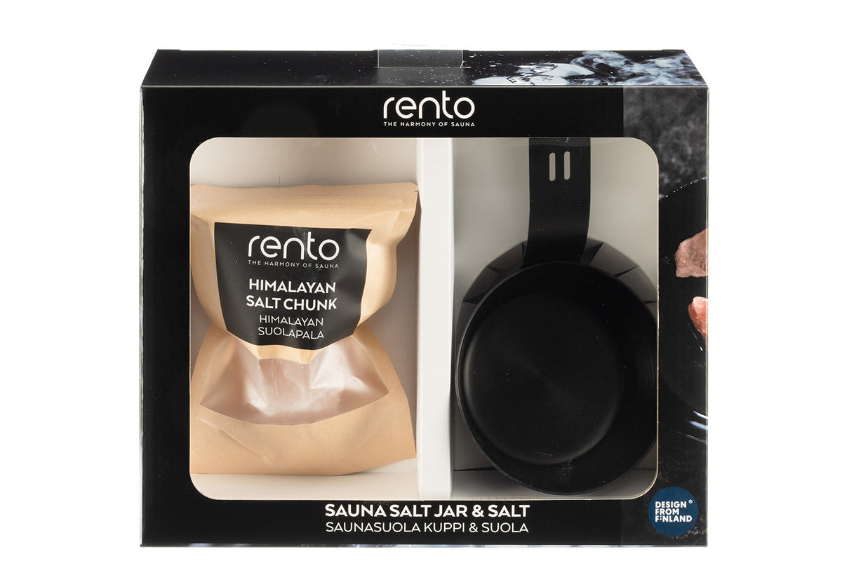 Rento Gift pack sauna zout pot en zout