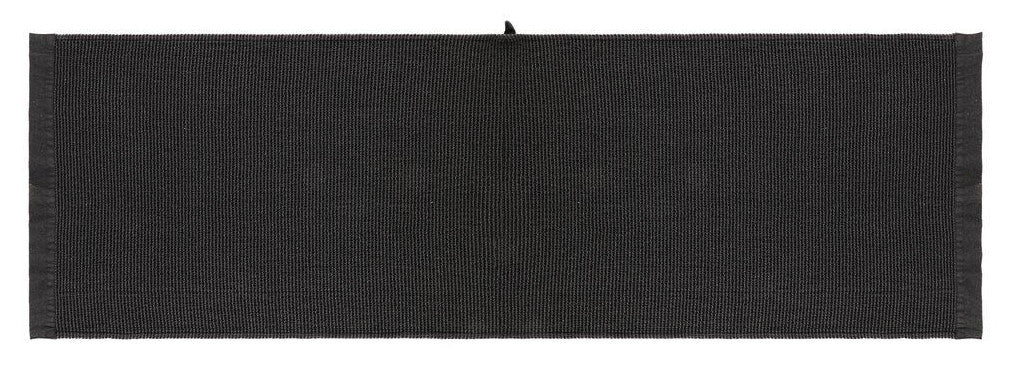 Rento Bankhanddoek 60 x 160 cm Zwart / Grijs
