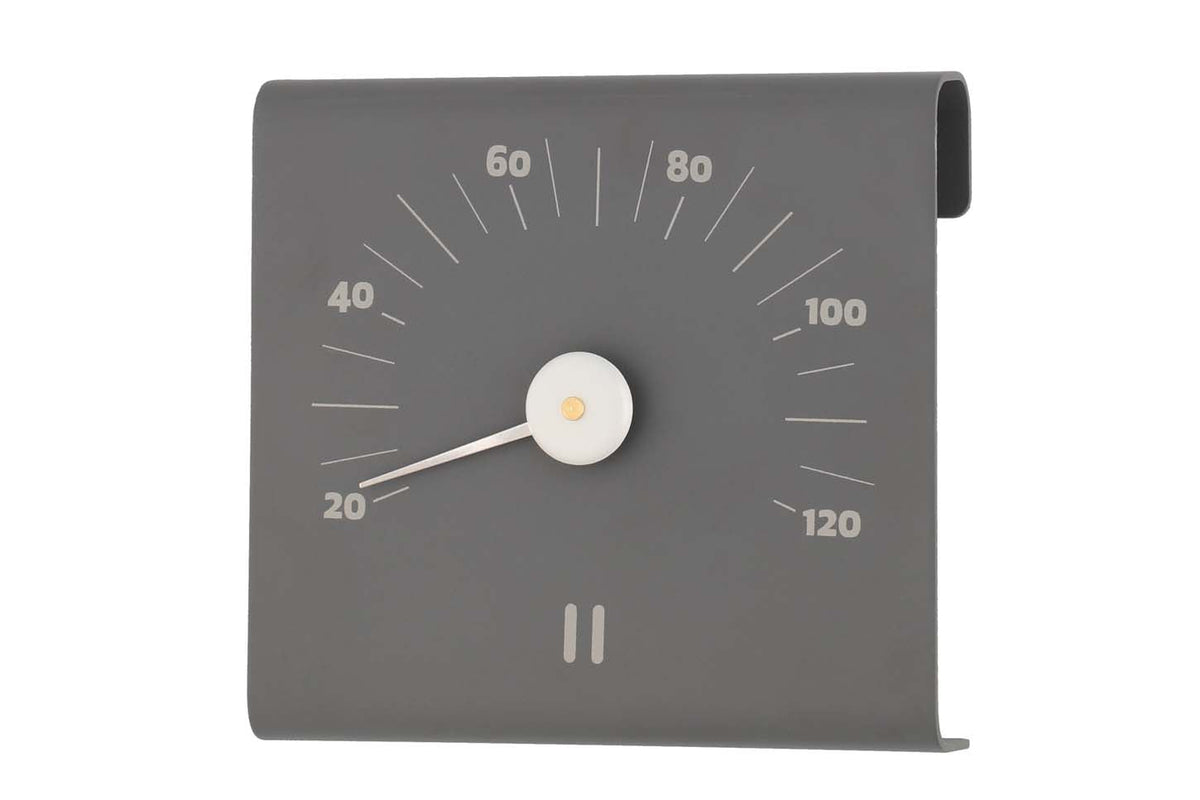 Rento Sauna Thermometer Aluminium Grijs