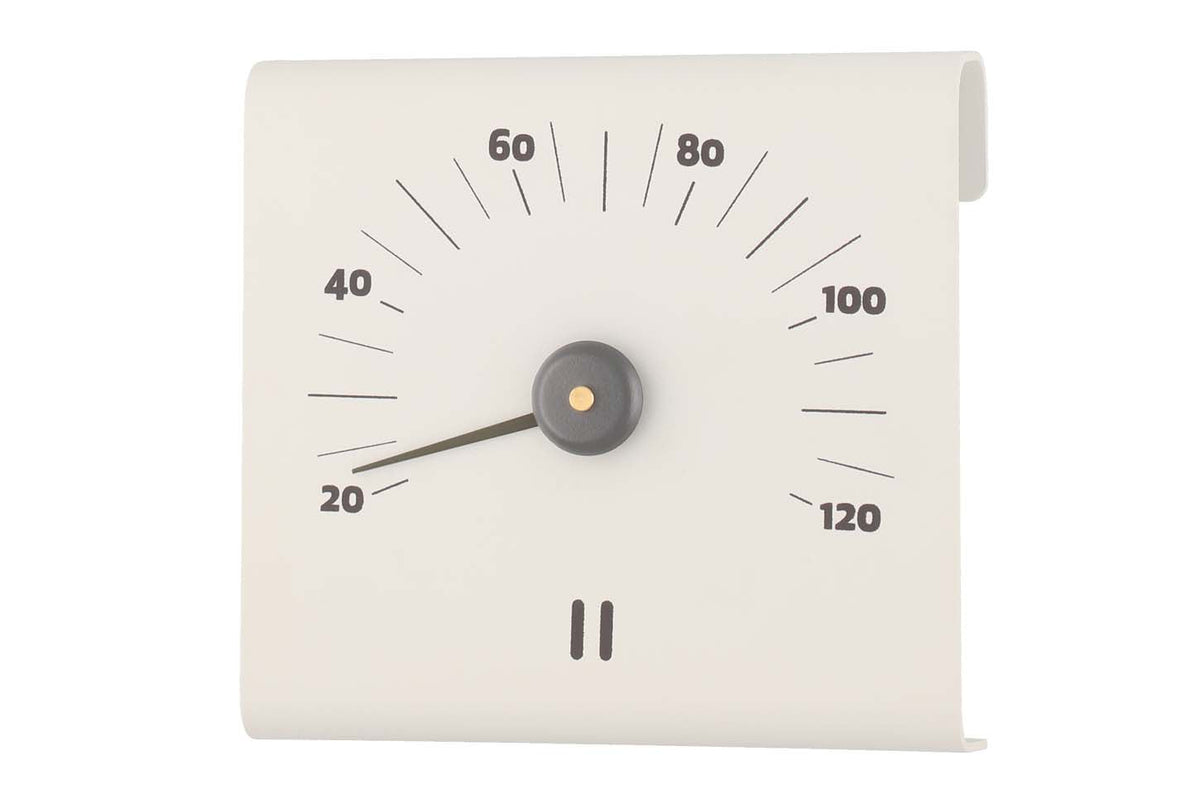 Rento Sauna Thermometer Aluminium Wit